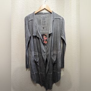 NWT XS Pete & Greta by Johnny Was Button-up Long Sleeve Blouse